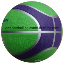 Twelve Panels High Quality Rubber Basketball for Sporting